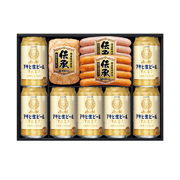 アサヒ生ビール＆国産豚肉使用「伝承」セット（147073） 商品サムネイル