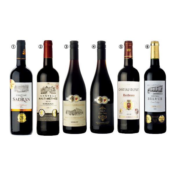 フランス産 フルボディ赤ワイン6本セット（157034） 商品サムネイル