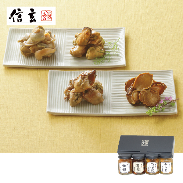 信玄食品 煮貝詰合せ（瓶4種）（482301） 商品サムネイル