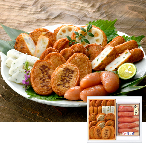 【WEB限定】月揚庵 さつま揚げ・福さ屋明太子セット（486954） 商品サムネイル