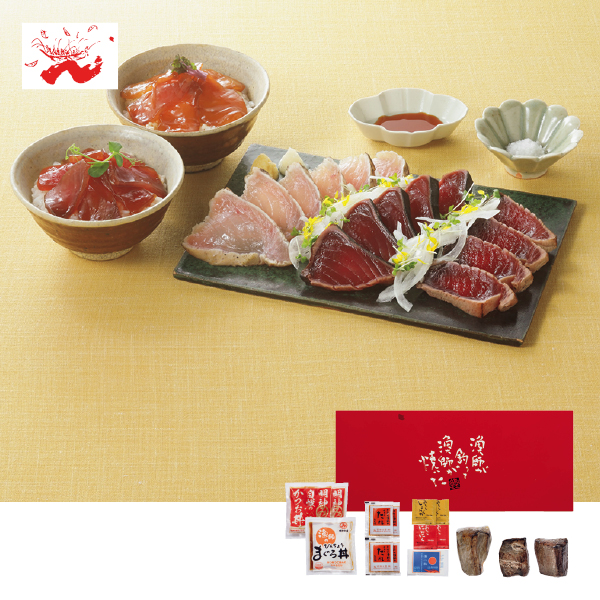 明神水産 鰹と鮪を楽しむ詰合せ～藁焼きたたきとどんぶり～（482329） 商品サムネイル