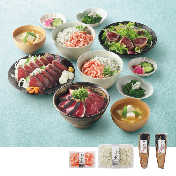 焼津石原水産 静岡県産 鰹たたき桜えびしらす詰合せ（482347） 商品サムネイル