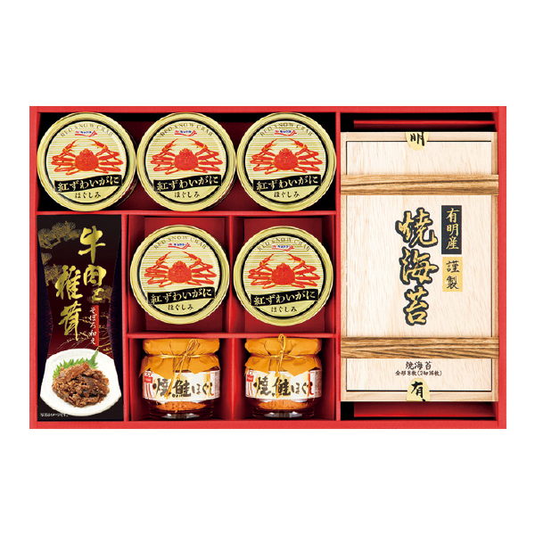 紅ずわいがに＆海苔＆そぼろ和えバラエティ（172015） 商品サムネイル