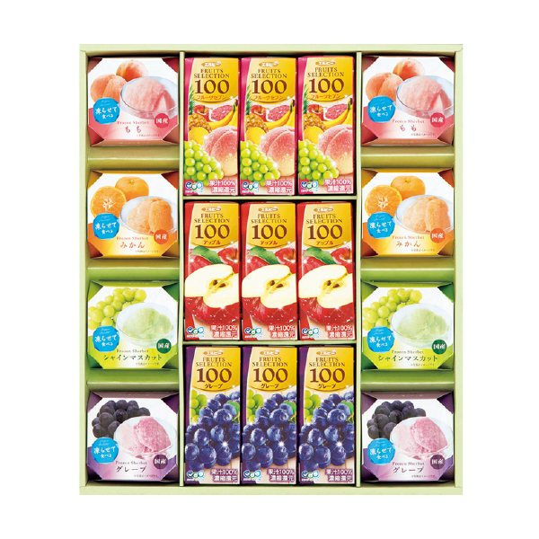夏のクールシャーベット＆飲料ギフト（139153） 商品サムネイル