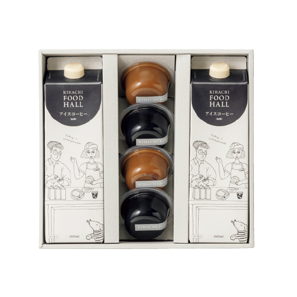 KIHACHI FOOD HALL アイスコーヒー＆コーヒーゼリーセット（067096） 商品サムネイル