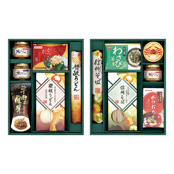 信州そば＆かに缶＆シーフードバラエティギフト（156017） 商品サムネイル