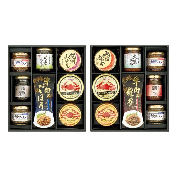 かに缶＆酒悦＆佃煮詰合せ（154019） 商品サムネイル