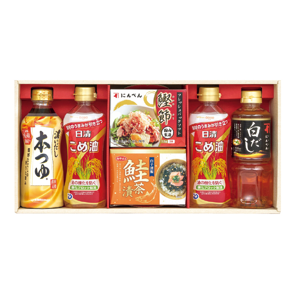 にんべん＆日清オイルバラエティギフト（117106） 商品サムネイル