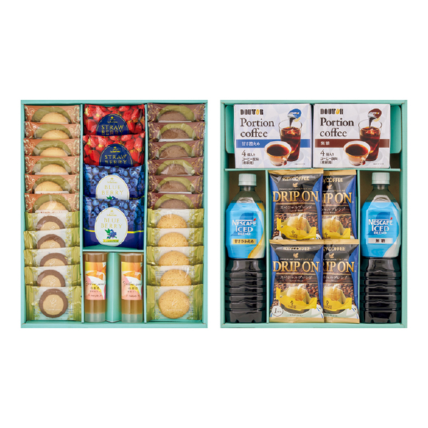 ネスカフェ＆ドトール＆京都ラ・バンヴェント コーヒーと焼菓子セット（142014） 商品サムネイル