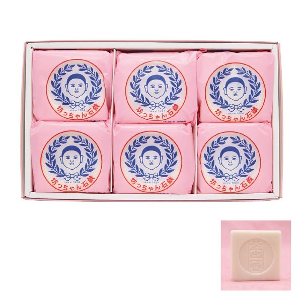 坊っちゃん石鹸6個入りボックス（泡立てネット付き）（073103） 商品サムネイル