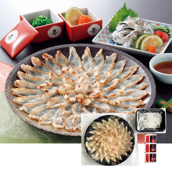 山賀 天然ゴマフグのタタキとトラフグ皮刺しセット（181846） 商品サムネイル