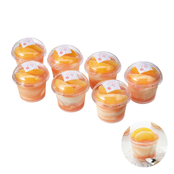 銀座トトキ監修 山形県産白桃のアイス（066112） 商品サムネイル
