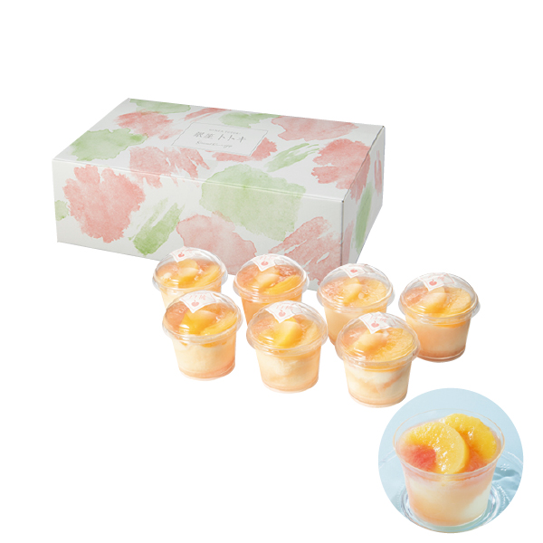 銀座トトキ監修 山形県産白桃のアイス（064071） 商品サムネイル