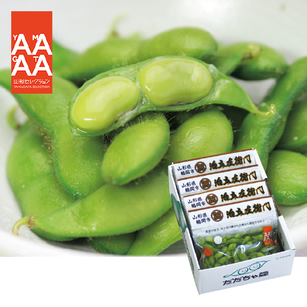 山形県産（鶴岡市） 農家の家宝、レンジで食べる「茶豆」（021094） 商品サムネイル