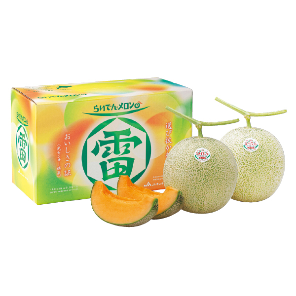 北海道共和町産（JAきょうわ） らいでんメロン 秀品L2個（014085） 商品サムネイル