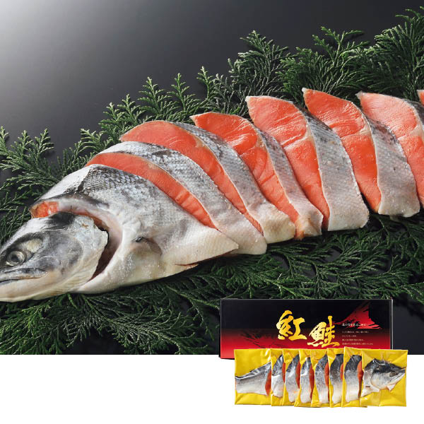 タカヒロ 熟成塩紅鮭 海洋深層水仕込み半身（甘塩味）（024055） 商品サムネイル