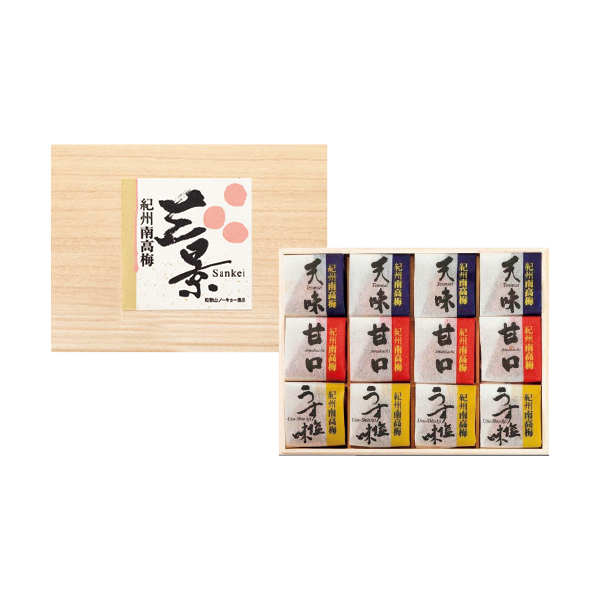 紀州南高梅（和歌山ノーキョー食品） 紀州南高梅 三景12粒（123134） 商品サムネイル