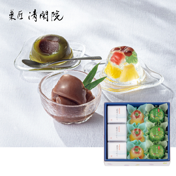 菓匠清閑院 吉野本葛 葛水ようかん詰合せ（045076） 商品サムネイル
