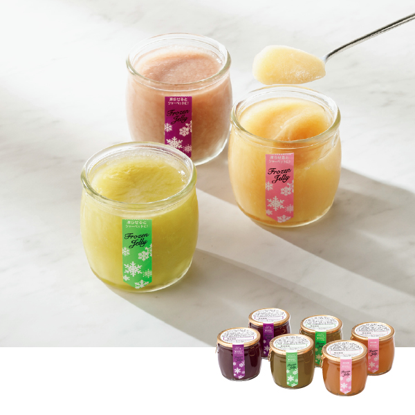 FRUITS－J 桃とぶどうのフローズンゼリー（066042） 商品サムネイル