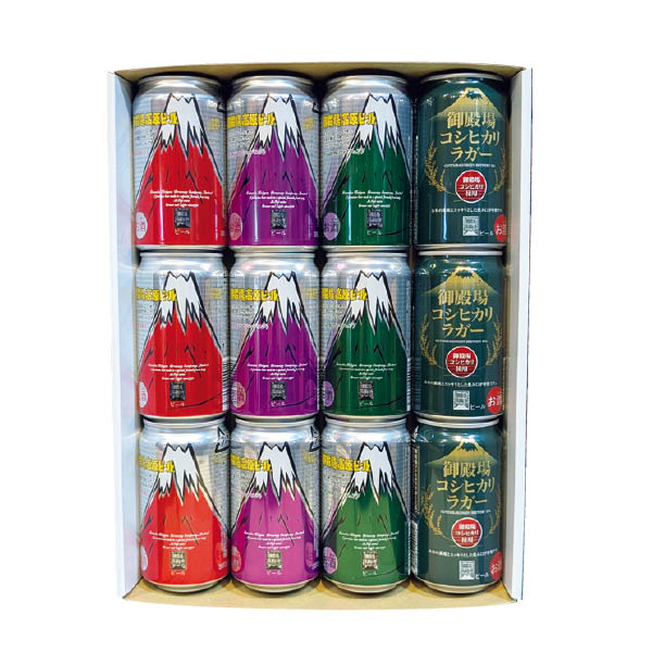 御殿場高原ビール 御殿場高原ビール4種12缶セット（147125） 商品サムネイル