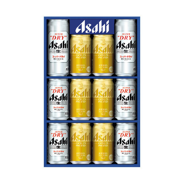 アサヒビール アサヒスーパードライ・アサヒゴールドダブルセット（121057） 商品サムネイル