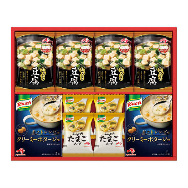 味の素ブランドギフト 「具たっぷり味噌汁」＆「クノール」スープギフト（122135） 商品サムネイル