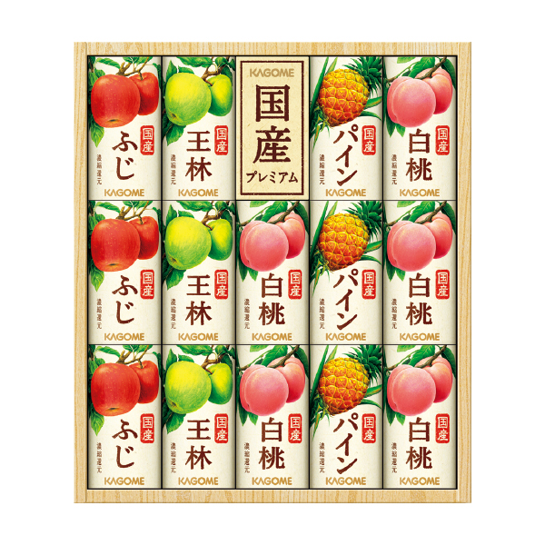 カゴメ 国産プレミアムフルーツジュースギフト（138066） 商品サムネイル