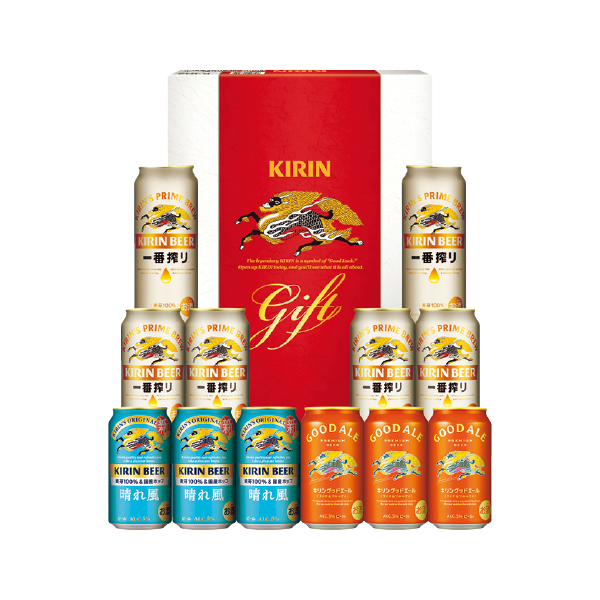 キリンビール キリン一番搾り生ビール・晴れ風・グッドエール3種セット（124090） 商品サムネイル
