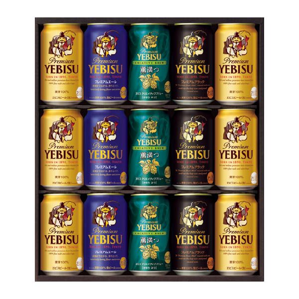 サッポロビール ヱビス4種の味わいセット（141024） 商品サムネイル