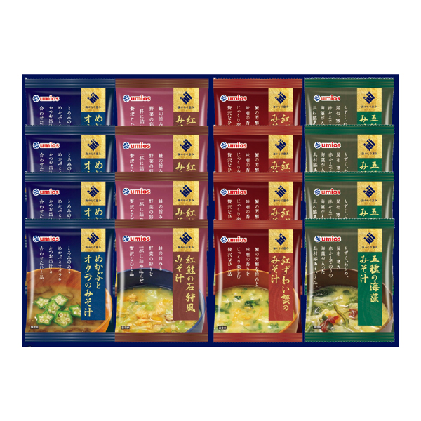 Umios 海鮮フリーズドライみそ汁詰合せ（073024） 商品サムネイル