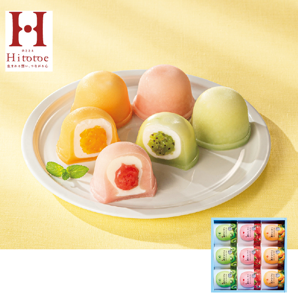 ひととえ 凍らせて食べるなめらかクリームのフルーツ大福（009065） 商品サムネイル