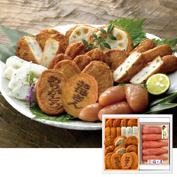 【WEB限定】月揚庵 さつま揚げ・福さ屋明太子セット（484266） 商品サムネイル