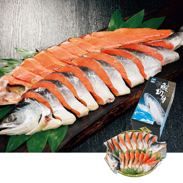 北海道 東和食品 初夏どり新巻鮭姿切身（甘塩味）（181697） 商品サムネイル