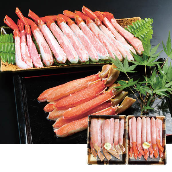 生ずわいがに紅ずわいがにしゃぶしゃぶ用セット（250g＋250g）（035015） 商品サムネイル