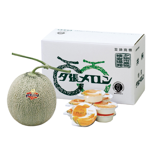 【ダイエーセレクション】北海道産 夕張メロン＆夕張メロンピュアゼリー詰合せ（415460） 商品サムネイル