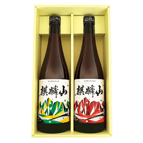 麒麟山酒造 麒麟山 伝統辛口・やわらか2本セット（151076） 商品サムネイル