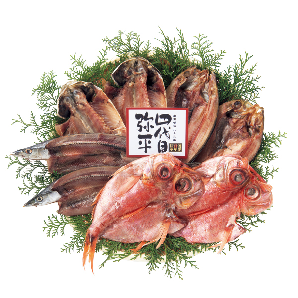 沼津 マルヤ水産 四代目弥平 国産ひもの詰合せ（4種8枚）（041061） 商品サムネイル
