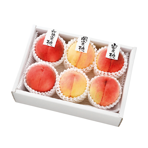 和歌山県産・山梨県産・岡山県産 桃3産地食べ比べ（012096） 商品サムネイル