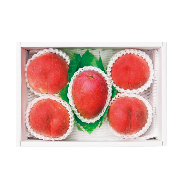 沖縄県産又は宮崎県産アップルマンゴー＆山梨県産桃（021067） 商品サムネイル