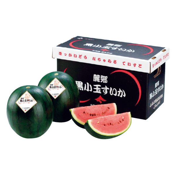 北海道産（JAふらの） 黒小玉西瓜（020086） 商品サムネイル