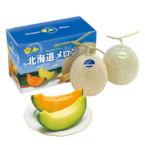 北海道産（JAふらの・JA北そらち） 富良野メロンと北空知メロン（016126） 商品サムネイル