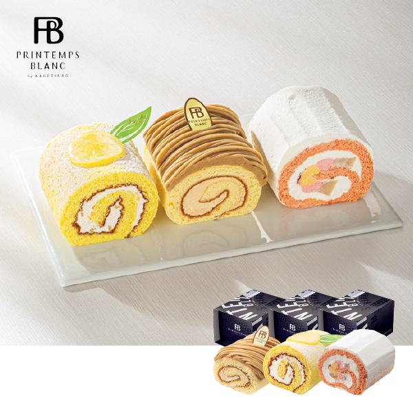 プランタンブランby花月堂 夏のロールケーキ3種セット（061092） 商品サムネイル