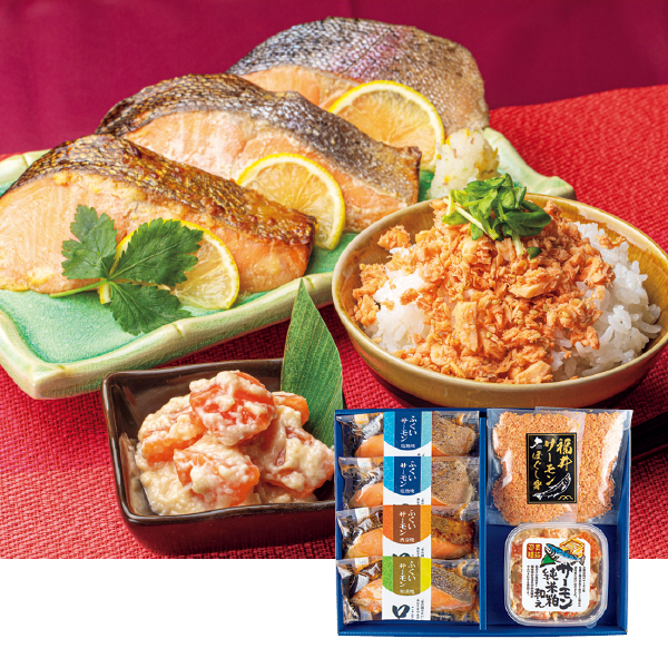 丸市食品 ふくいサーモンバラエティセット（182012） 商品サムネイル