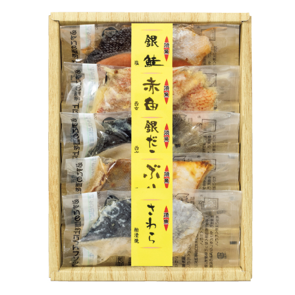 丸市食品 レンジでお手軽焼魚詰合せ5種5袋（182021） 商品サムネイル