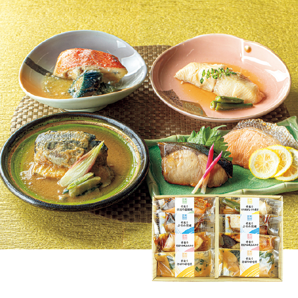 丸市食品 レンジで簡単 骨取煮魚・焼魚詰合せ（182049） 商品サムネイル
