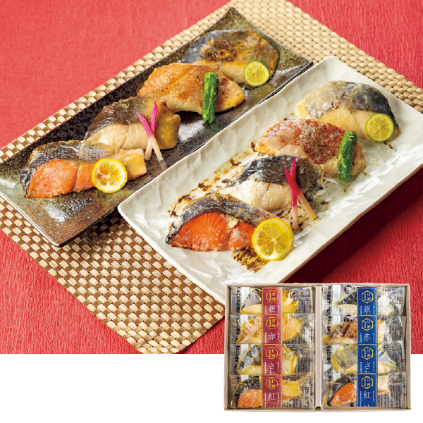 丸市食品 甘酒味噌漬焼・甘酒粕漬焼詰合せ（150086） 商品サムネイル