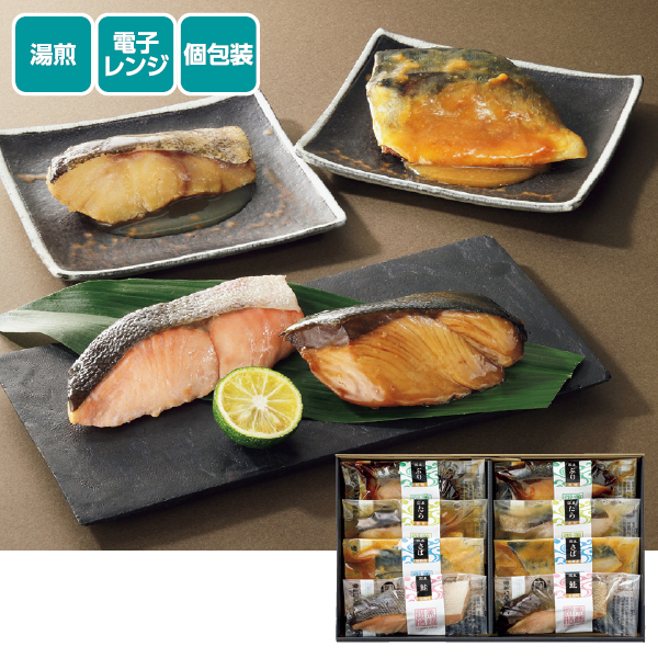 丸市食品 レンジで簡単 国産鮮魚の煮魚・焼魚詰合せ（092047） 商品サムネイル