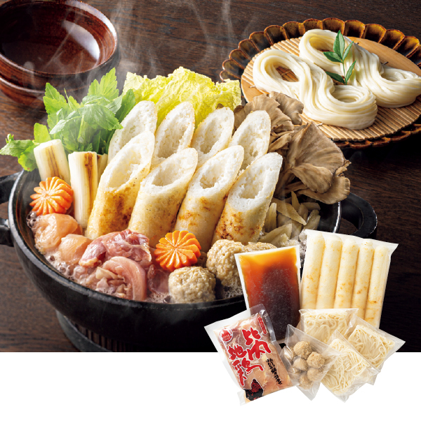 無限堂 稲庭うどん・きりたんぽ鍋セット（038067） 商品サムネイル