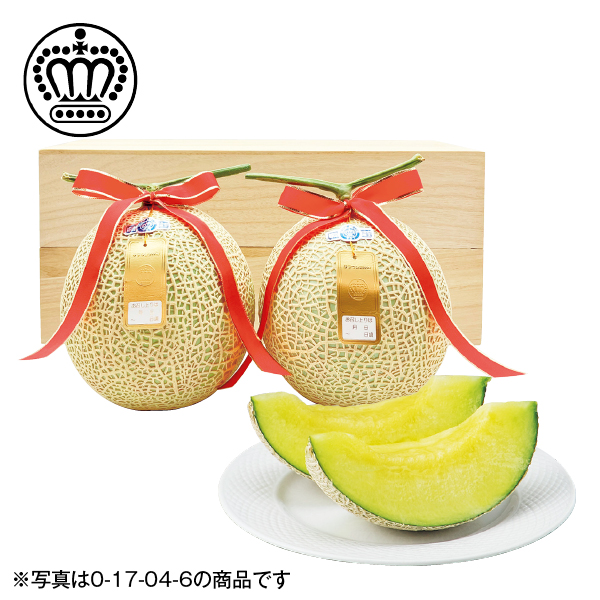 静岡県産 静岡クラウンメロン桐箱入り（017037） 商品サムネイル
