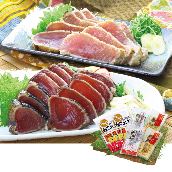 明神水産 藁焼きかつおとびんちょうまぐろ詰合せ（181925） 商品サムネイル